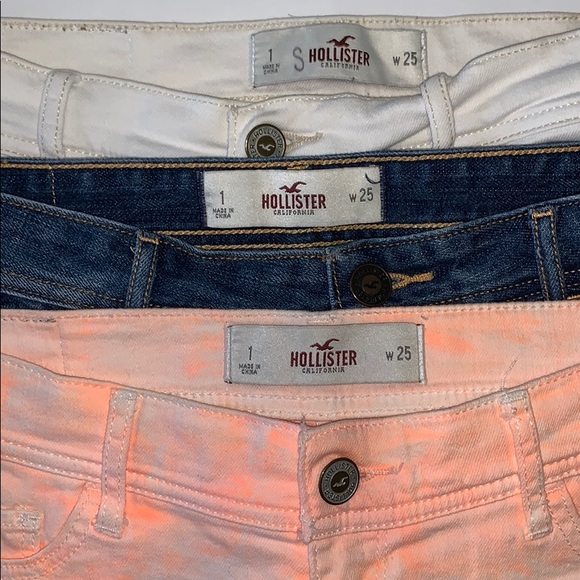 Hollister shorts lot bundle size 1 waist 25 SUMMER - Picture 7 of 8